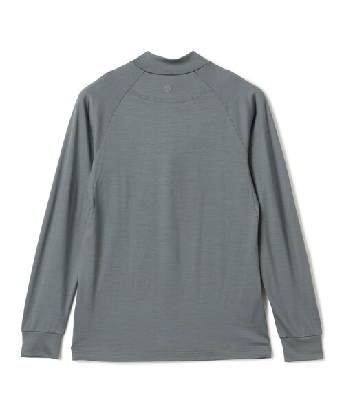 BEAMS GOLF(ビームスゴルフ)の「【別注】Marmot / メリノウール ロングスリーブ モックネックシャツ(Tシャツ/カットソー・メンズ・チャコールグレー/ブラック・M/S/L/XL)」の12枚目の写真