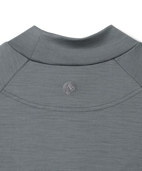 BEAMS GOLF(ビームスゴルフ)の「【別注】Marmot / メリノウール ロングスリーブ モックネックシャツ(Tシャツ/カットソー・メンズ・チャコールグレー/ブラック・M/S/L/XL)」の13枚目の写真