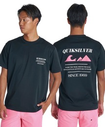 QUIKSILVER メンズ TEXT LOGO SS 半袖Tシャツ 速乾 UPF50+ ドライタッチ【2026年夏モデル】