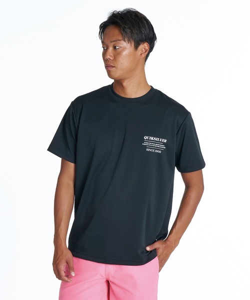 Quiksilver(クイックシルバー)の「QUIKSILVER メンズ TEXT LOGO SS 半袖Tシャツ 速乾 UPF50+ ドライタッチ【2026年夏モデル】(Tシャツ/カットソー・メンズ・ホワイト/ブラック/ブルー・X-LARGE/LARGE/MEDIUM/SMALL)」の12枚目の写真