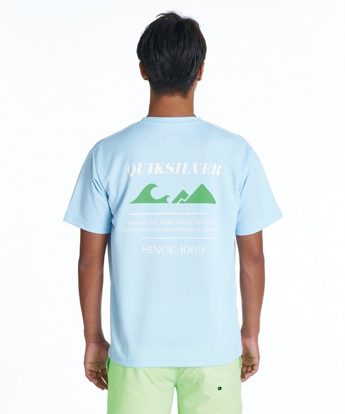 Quiksilver(クイックシルバー)の「QUIKSILVER メンズ TEXT LOGO SS 半袖Tシャツ 速乾 UPF50+ ドライタッチ【2026年夏モデル】(Tシャツ/カットソー・メンズ・ホワイト/ブラック/ブルー・X-LARGE/LARGE/MEDIUM/SMALL)」の4枚目の写真