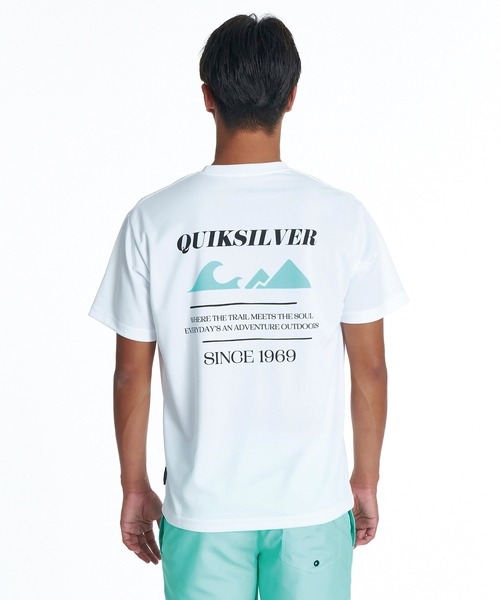 Quiksilver(クイックシルバー)の「QUIKSILVER メンズ TEXT LOGO SS 半袖Tシャツ 速乾 UPF50+ ドライタッチ【2026年夏モデル】(Tシャツ/カットソー・メンズ・ホワイト/ブラック/ブルー・X-LARGE/LARGE/MEDIUM/SMALL)」の6枚目の写真