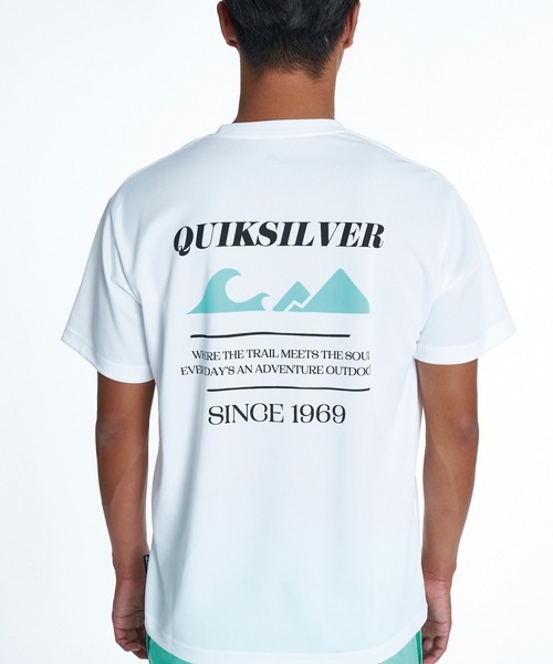 Quiksilver(クイックシルバー)の「QUIKSILVER メンズ TEXT LOGO SS 半袖Tシャツ 速乾 UPF50+ ドライタッチ【2026年夏モデル】(Tシャツ/カットソー・メンズ・ホワイト/ブラック/ブルー・X-LARGE/LARGE/MEDIUM/SMALL)」の8枚目の写真