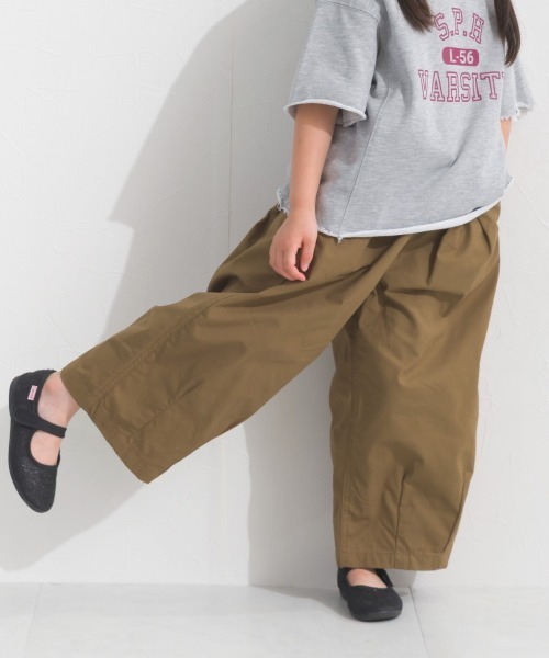 OMNES(オムネス)の「キッズ ウォッシュ加工 ダンプサーカスバルーンパンツ(その他パンツ・キッズ・ベージュ/カーキ/ブラック/イエロー・L/M)」の4枚目の写真