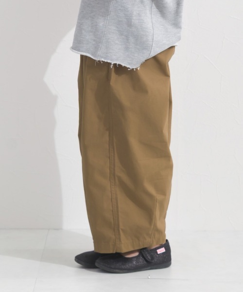 OMNES(オムネス)の「キッズ ウォッシュ加工 ダンプサーカスバルーンパンツ(その他パンツ・キッズ・ベージュ/カーキ/ブラック/イエロー・L/M)」の7枚目の写真