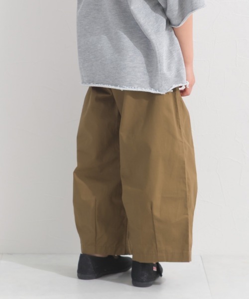 OMNES(オムネス)の「キッズ ウォッシュ加工 ダンプサーカスバルーンパンツ(その他パンツ・キッズ・ベージュ/カーキ/ブラック/イエロー・L/M)」の8枚目の写真