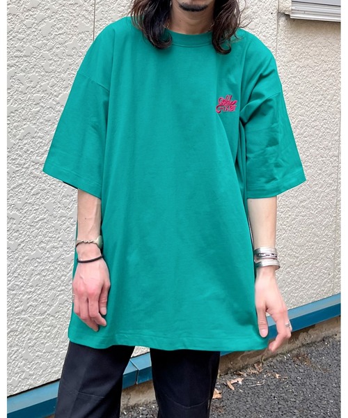DOUBLE STEAL(ダブルスティール)の「3柄アソートTシャツ(Tシャツ/カットソー・メンズ・ダークグリーン/ブラック/ホワイト・3XL/2XL/X-LARGE/4XL)」の3枚目の写真