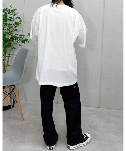 DOUBLE STEAL(ダブルスティール)の「3柄アソートTシャツ(Tシャツ/カットソー・メンズ・ダークグリーン/ブラック/ホワイト・3XL/2XL/X-LARGE/4XL)」の10枚目の写真