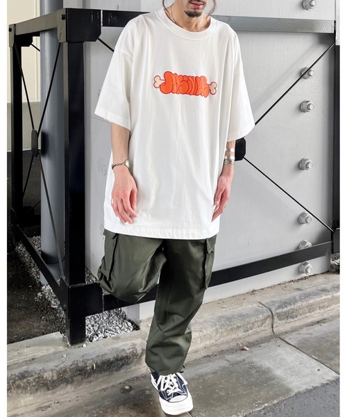 DOUBLE STEAL(ダブルスティール)の「3柄アソートTシャツ(Tシャツ/カットソー・メンズ・ダークグリーン/ブラック/ホワイト・3XL/2XL/X-LARGE/4XL)」の13枚目の写真