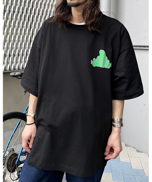 DOUBLE STEAL(ダブルスティール)の「3柄アソートTシャツ(Tシャツ/カットソー・メンズ・ダークグリーン/ブラック/ホワイト・3XL/2XL/X-LARGE/4XL)」の14枚目の写真