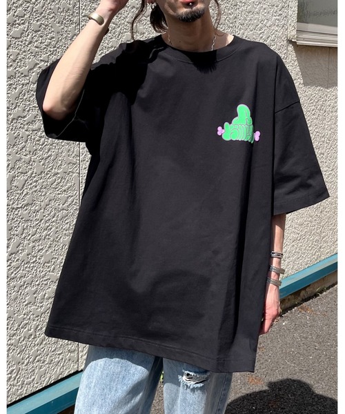 DOUBLE STEAL(ダブルスティール)の「3柄アソートTシャツ(Tシャツ/カットソー・メンズ・ダークグリーン/ブラック/ホワイト・3XL/2XL/X-LARGE/4XL)」の22枚目の写真