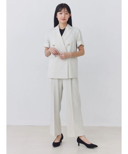 TONAL(トーナル)の「【HEAT BARRIER】マリンストレートパンツ(その他パンツ・レディース・ベージュ/ネイビー/オフホワイト・SMALL/MEDIUM)」の13枚目の写真
