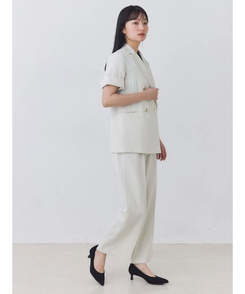 TONAL(トーナル)の「【HEAT BARRIER】マリンストレートパンツ(その他パンツ・レディース・ベージュ/ネイビー/オフホワイト・SMALL/MEDIUM)」の14枚目の写真