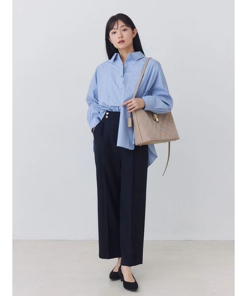TONAL(トーナル)の「【HEAT BARRIER】マリンストレートパンツ(その他パンツ・レディース・ベージュ/ネイビー/オフホワイト・SMALL/MEDIUM)」の18枚目の写真