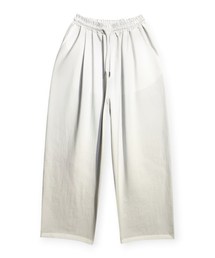 BORN SLIPPY（ボーンスリッピー）の「Soft Nylon Wide Pants (White)（スウェットパンツ）」