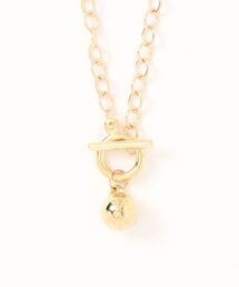 L LABEL（エルラベル）の「ボールチャームマンテルチェーンネックレス（ネックレス）」