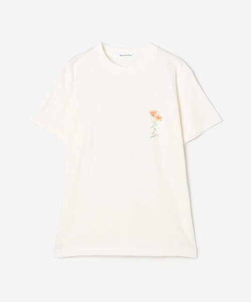 Bshop(ビショップ)の「History of Art | プリントTシャツ FLOWER WOMEN(Tシャツ/カットソー・レディース・ホワイト系その他・S)」の2枚目の写真