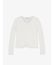 Linen Round Cardigan (Ivory)