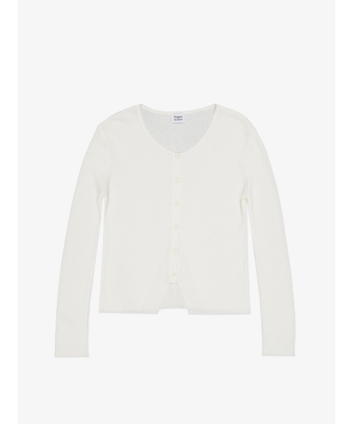 MAGNET ARCHIVE(マグネット アーカイブ)の「Linen Round Cardigan (Ivory)(カーディガン/ボレロ・レディース・その他・FREE)」の1枚目の写真