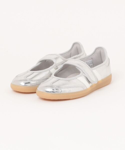 adidas(アディダス)の「ADIDAS アディダス SAMBA JANE W サンバ ジェーン W KK2502 SILV/OFFW/GUM4(スニーカー・メンズ・シルバー・25.5cm/25.0cm/24.5cm/24.0cm/23.5cm/23.0cm/22.5cm)」の1枚目の写真