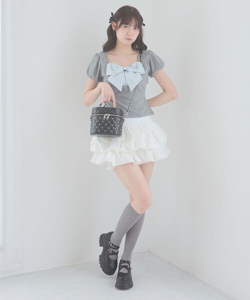MAJESTIC LEGON（マジェスティックレゴン）の「ダブルクロス厚底スニーカーローファー（ローファー・レディース・ブラック/ブラウン・SMALL/LARGE/MEDIUM/X-LARGE）」の12枚目の写真