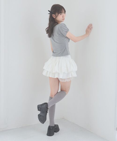 MAJESTIC LEGON（マジェスティックレゴン）の「ダブルクロス厚底スニーカーローファー（ローファー・レディース・ブラック/ブラウン・SMALL/LARGE/MEDIUM/X-LARGE）」の14枚目の写真