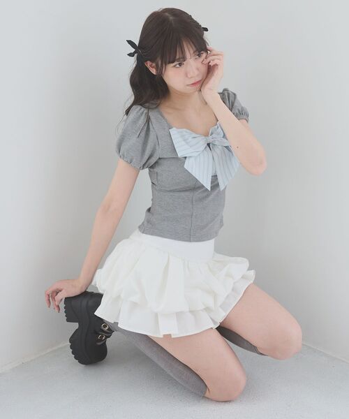 MAJESTIC LEGON（マジェスティックレゴン）の「ダブルクロス厚底スニーカーローファー（ローファー・レディース・ブラック/ブラウン・SMALL/LARGE/MEDIUM/X-LARGE）」の15枚目の写真