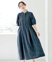 and myera シックシンプルなデニムワンピース