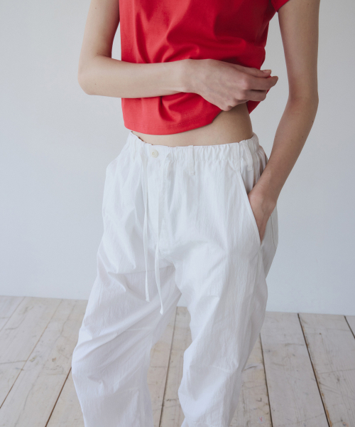YEARNING（イヤニング）の「EASY STRING COTTON PANTS, WHITE（その他パンツ・レディース・その他・FREE）」の3枚目の写真