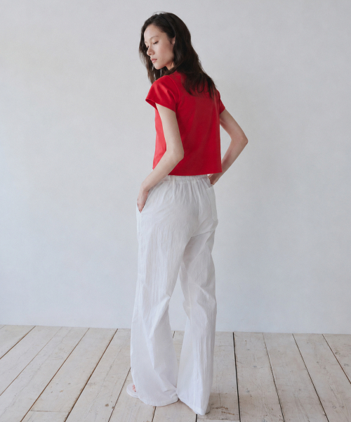 YEARNING（イヤニング）の「EASY STRING COTTON PANTS, WHITE（その他パンツ・レディース・その他・FREE）」の5枚目の写真