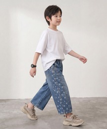 aimoha | 【aimoha-KIDS-】スタープリントデニムハーフパンツ(デニムパンツ)