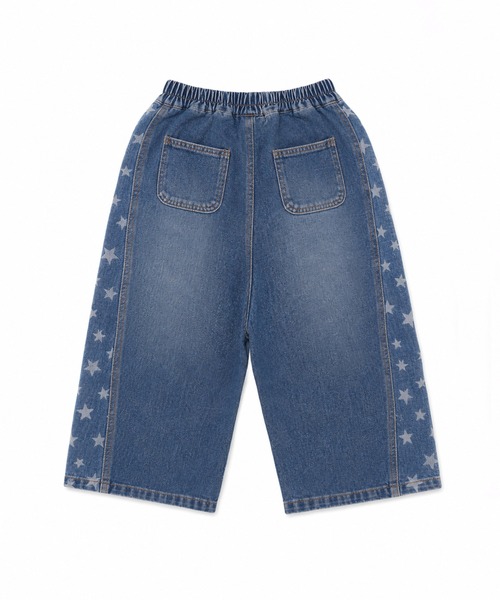 aimoha(アイモハ)の「【aimoha-KIDS-】スタープリントデニムハーフパンツ(デニムパンツ・キッズ・ブルー・120/110/100/90/80)」の7枚目の写真