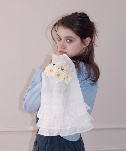 mieya mieya(ミーヤミーヤ)の「【mieya mieya】COMPACT MARCHE BAG/コンパクトマルシェバッグ(エコバッグ/サブバッグ・レディース・ホワイト・FREE)」の1枚目の写真