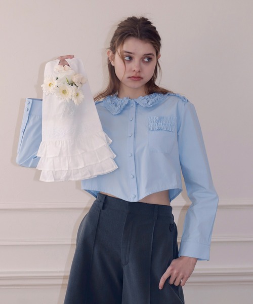 mieya mieya(ミーヤミーヤ)の「【mieya mieya】COMPACT MARCHE BAG/コンパクトマルシェバッグ(エコバッグ/サブバッグ・レディース・ホワイト・FREE)」の11枚目の写真
