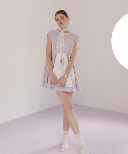 mieya mieya(ミーヤミーヤ)の「【mieya mieya】COMPACT MARCHE BAG/コンパクトマルシェバッグ(エコバッグ/サブバッグ・レディース・ホワイト・FREE)」の3枚目の写真