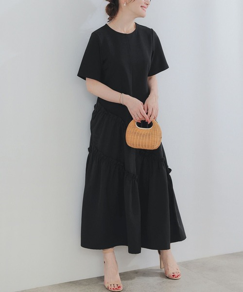 スラッシュ 切り替え カットソー ワンピース Liala×PG（ワンピース