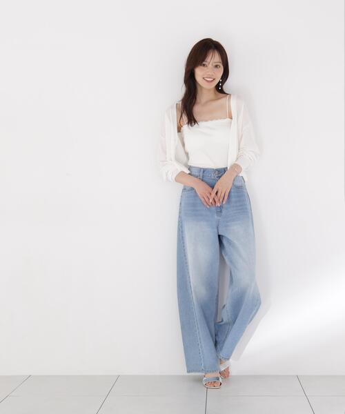 PROPORTION BODY DRESSING(プロポーションボディドレッシング)の「レースカップ付きキャミソール / 1216960800(Tシャツ/カットソー・レディース・ホワイト/ダークグレー・MEDIUM/SMALL)」の15枚目の写真