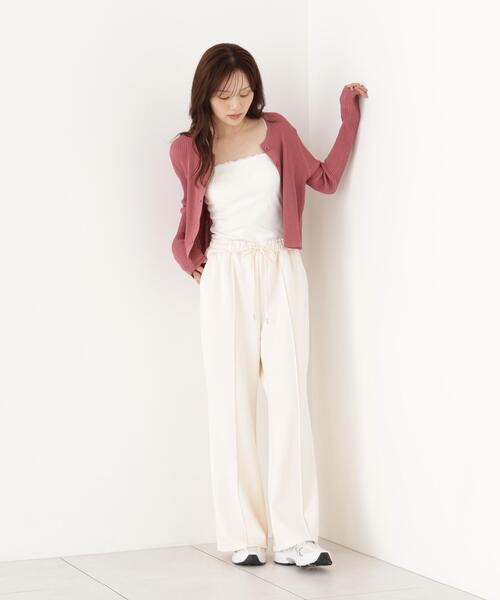 PROPORTION BODY DRESSING(プロポーションボディドレッシング)の「レースカップ付きキャミソール / 1216960800(Tシャツ/カットソー・レディース・ホワイト/ダークグレー・MEDIUM/SMALL)」の16枚目の写真