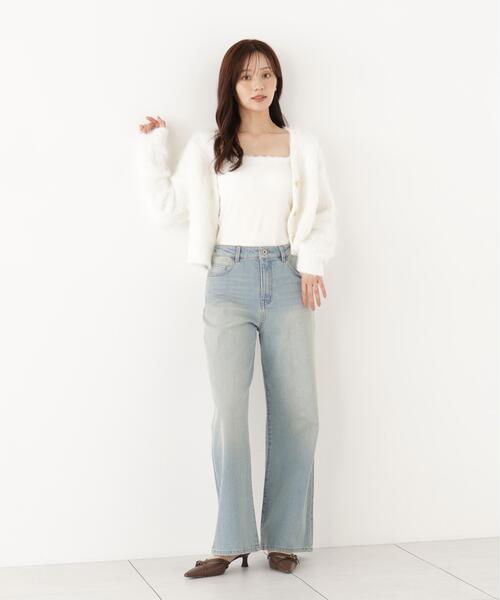 PROPORTION BODY DRESSING(プロポーションボディドレッシング)の「レースカップ付きキャミソール / 1216960800(Tシャツ/カットソー・レディース・ホワイト/ダークグレー・MEDIUM/SMALL)」の17枚目の写真