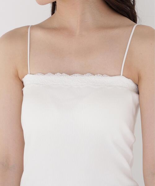 PROPORTION BODY DRESSING(プロポーションボディドレッシング)の「レースカップ付きキャミソール / 1216960800(Tシャツ/カットソー・レディース・ホワイト/ダークグレー・MEDIUM/SMALL)」の22枚目の写真