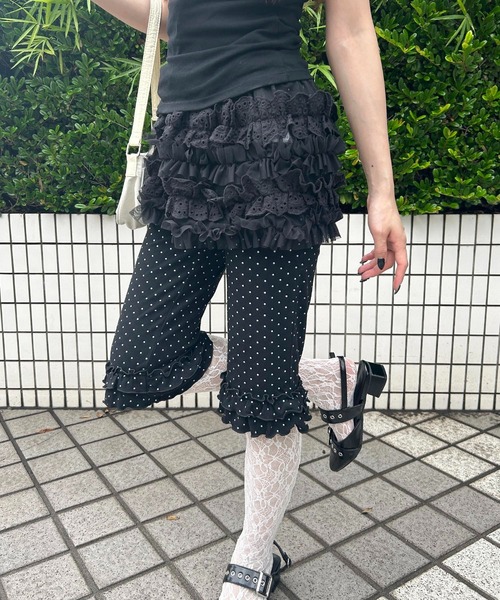 WC（ダブル シー）の「《全3柄★》アソートフリルカプリパンツ（その他パンツ・レディース・ホワイト/その他1/ブラック・FREE）」の14枚目の写真