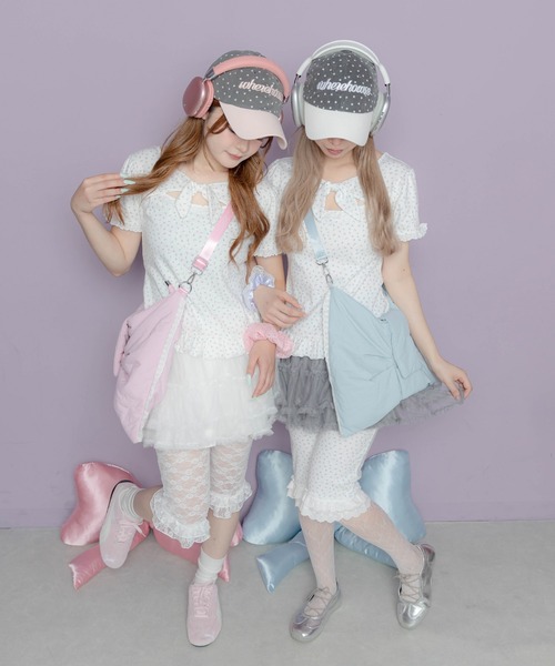 WC（ダブル シー）の「《全3柄★》アソートフリルカプリパンツ（その他パンツ・レディース・ホワイト/その他1/ブラック・FREE）」の5枚目の写真