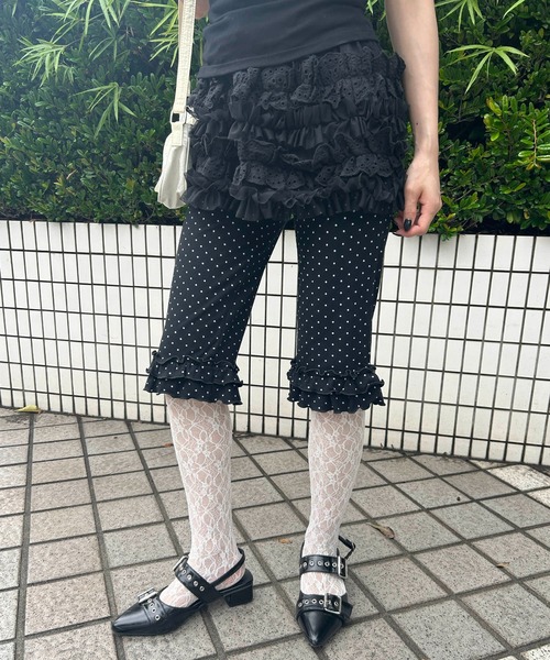 WC（ダブル シー）の「《全3柄★》アソートフリルカプリパンツ（その他パンツ・レディース・ホワイト/その他1/ブラック・FREE）」の17枚目の写真