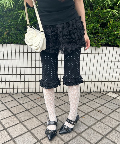 WC（ダブル シー）の「《全3柄★》アソートフリルカプリパンツ（その他パンツ・レディース・ホワイト/その他1/ブラック・FREE）」の19枚目の写真