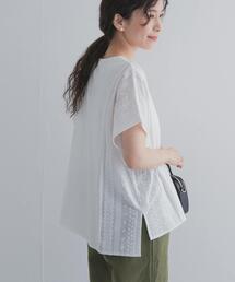 URBAN RESEARCH DOORS | サイドレース刺繍切替プルオーバー(その他トップス)