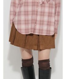 ボックスプリーツショートパンツ