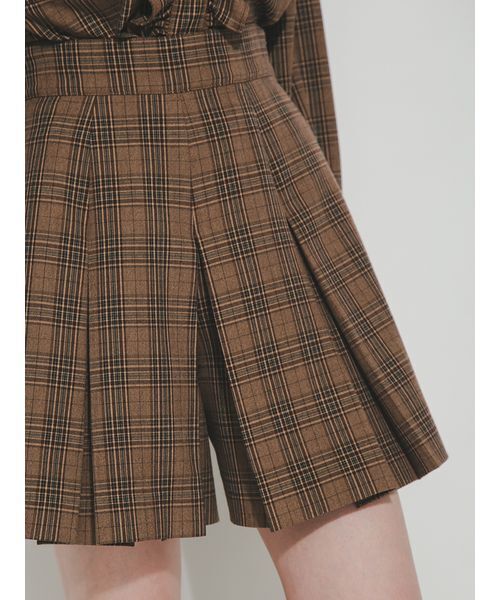 FURFUR(ファーファー)の「ボックスプリーツショートパンツ(その他パンツ・レディース・チェック/ブラウン/グレー/ピンク・F)」の13枚目の写真