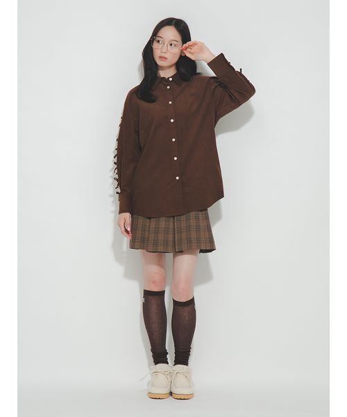 FURFUR(ファーファー)の「ボックスプリーツショートパンツ(その他パンツ・レディース・チェック/ブラウン/グレー/ピンク・F)」の17枚目の写真