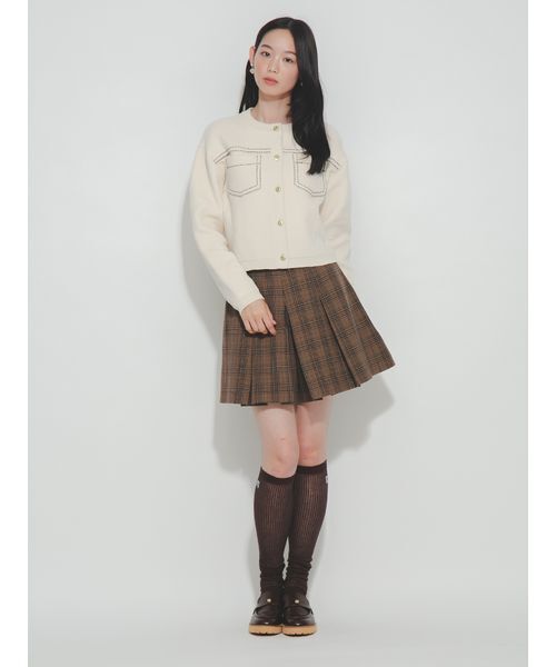 FURFUR(ファーファー)の「ボックスプリーツショートパンツ(その他パンツ・レディース・チェック/ブラウン/グレー/ピンク・F)」の20枚目の写真
