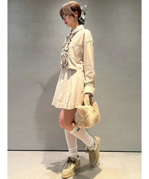 FURFUR(ファーファー)の「ボックスプリーツショートパンツ(その他パンツ・レディース・チェック/ブラウン/グレー/ピンク・F)」の22枚目の写真